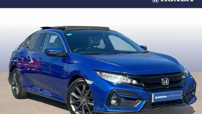 Used Honda Civic EX 126 HP (92 kW) 2021 Blue Hatchback