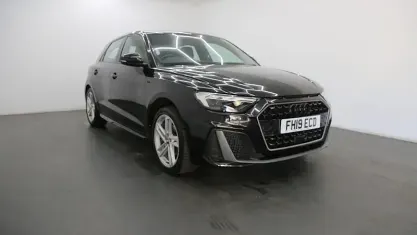 Used Audi A1 Sportback S-Line 116 HP (85 kW) 2019 Black Hatchback