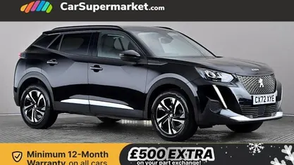 Black Used 2022 Peugeot 2008 Allure+ SUV | £16,197 (Fair price)
