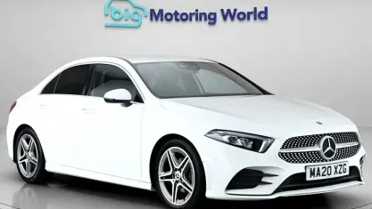 Used Mercedes A200 AMG Line Premium 163 HP (119 kW) 2020 White Sedan