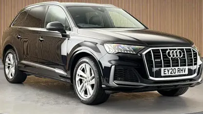 Used Audi Q7 S-Line 340 HP (250 kW) 2020 Black SUV