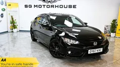 Black Used 2017 Honda Civic SR Hatchback | £11,685 (Fair price)