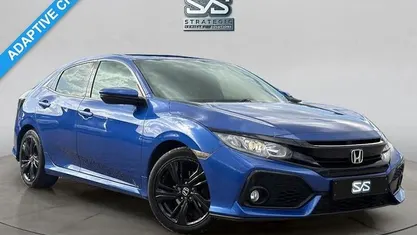 Used Honda Civic SR 129 HP (94 kW) 2017 Blue Hatchback