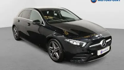 Used Mercedes A200 AMG line 163 HP (119 kW) 2021 Black Hatchback