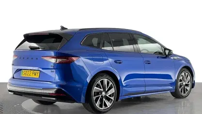 Used Skoda Enyaq iV SportLine 150 kW (204 HP) 2022 Blue SUV