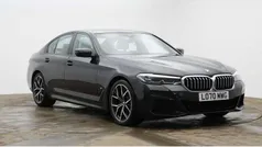 Black Used 2021 BMW 520 M Sport Sedan | £23,595 (Fair price)