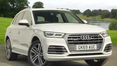 White Used 2019 Audi Q5 S-Line SUV | £24,995 (Fair price)
