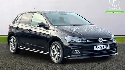 Used VW Polo R-line 116 HP (85 kW) 2019 Black Hatchback