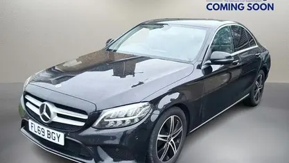 Black Used 2019 Mercedes C200 Sedan | £17,650 (Fair price)