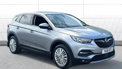 Used Vauxhall Grandland X Sport 131 HP (96 kW) 2018 Grey SUV