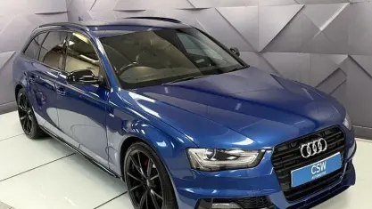 Used Audi A4 Black Edition 190 HP (139 kW) 2015 Blue Estate