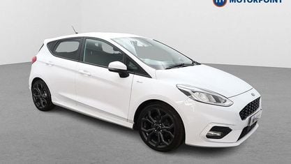 Used Ford Fiesta ST-Line 125 HP (91 kW) 2019 White Hatchback
