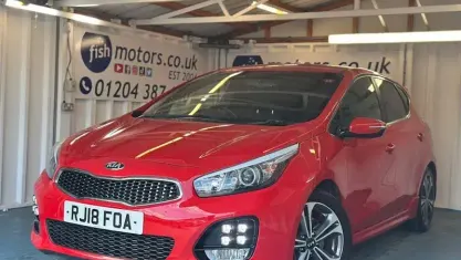 Used Kia Ceed GT-Line 136 HP (100 kW) 2018 Red Hatchback