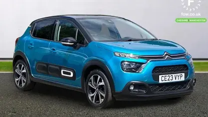 Used Citroën C3 Shine 102 HP (75 kW) 2023 Blue Hatchback