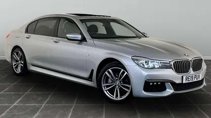 Silver Used 2019 BMW 740L M Sport Sedan | £26,995 (Fair price)