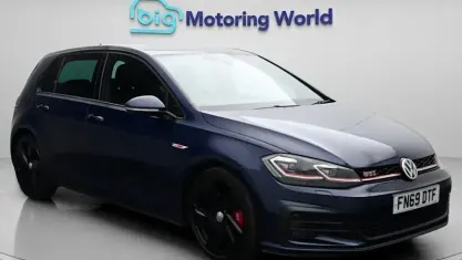 Used VW Golf VII GTI 245 HP (180 kW) 2019 Blue Hatchback
