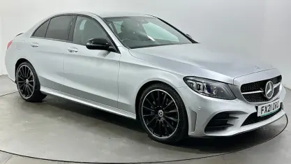 Used Mercedes C220 AMG Line Premium 194 HP (142 kW) 2021 Silver Sedan