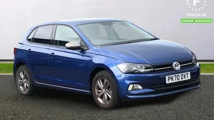 Used VW Polo Match 80 HP (58 kW) 2020 Blue Hatchback