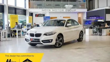 Used BMW 218 Sport Line 136 HP (100 kW) 2016 White Coupe