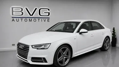 Używany Audi A4 S-Line 150 KM (110 kW) 2017 Biały Sedan/Limuzyna