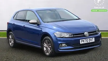 Used VW Polo Match 80 HP (58 kW) 2020 Blue Hatchback