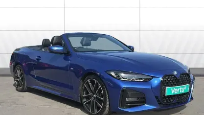 Used BMW 420 M Sport 190 HP (139 kW) 2022 Blue Cabriolet