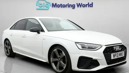 Used Audi A4 Black Edition 150 HP (110 kW) 2021 White Sedan