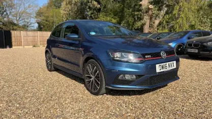 Used VW Polo GTI 192 HP (141 kW) 2016 Blue Hatchback