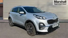 Silver Used 2021 Kia Sportage 2 SUV | £16,553 (Fair price)