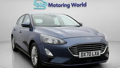 Used Ford Focus Titanium 125 HP (91 kW) 2020 Blue Hatchback