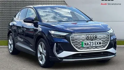 Used Audi Q4 Sportback e-tron S-Line 150 kW (204 HP) 2023 Blue SUV