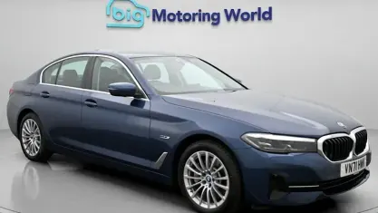 Used BMW 530e 292 HP (214 kW) 2021 Blue Sedan