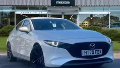 Snowflake white Used 2021 Mazda 3 Edition Hatchback | £17,998 (Fair price)