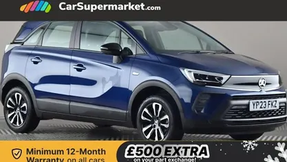 Blue Used 2023 Vauxhall Crossland Design Edition SUV | £12,397 (Fair price)