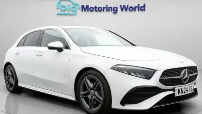 Used Mercedes A180 AMG line 136 HP (100 kW) 2024 White Hatchback
