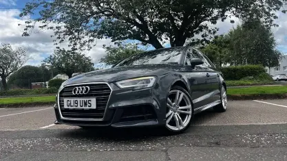 Used Audi A3 S-Line 150 HP (110 kW) 2019 Grey Sedan