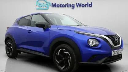 Second-hand Nissan Juke N-Connecta 114 CP (83 kW) 2023 Albastru SUV