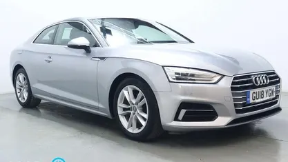 Used Audi A5 Sport 190 HP (139 kW) 2018 Silver Coupe