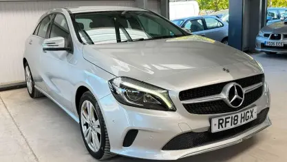 Used Mercedes A180 Premium 109 HP (80 kW) 2018 Silver Hatchback