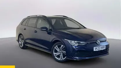 Used VW Golf VIII R-line 150 HP (110 kW) 2022 Blue Estate
