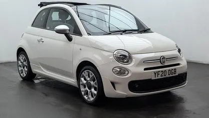 White Used 2019 Fiat 500C Rock Cabriolet | £9,750 (Fair price)