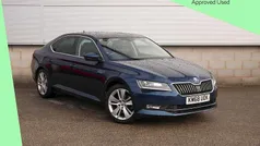 Lava blue metallic Used 2018 Skoda Superb SE L Executive Hatchback | £16,495 (Fair price)