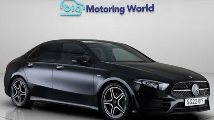 Used Mercedes A180 AMG line 136 HP (100 kW) 2022 Black Sedan
