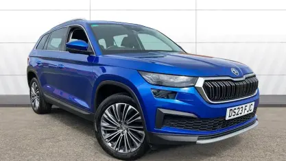 Used Skoda Kodiaq SE L Executive 150 HP (110 kW) 2023 Blue SUV