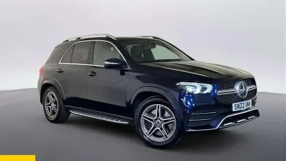 Used Mercedes GLE350 AMG line 320 HP (235 kW) 2022 Blue SUV