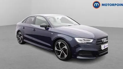 Blue Used 2019 Audi A3 Black Edition Sedan | £17,199 (Fair price)