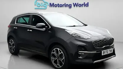 Used Kia Sportage GT-Line 177 HP (130 kW) 2020 Black SUV