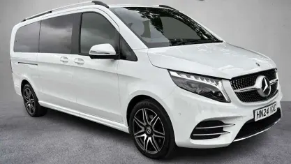 Used Mercedes V220 AMG line 163 HP (119 kW) 2024 White MPV