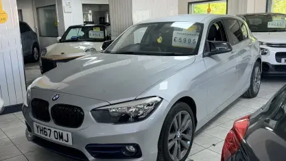 Used BMW 116 Sport Line 116 HP (85 kW) 2017 Silver Hatchback