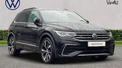 Black Used 2021 VW Tiguan R-line SUV | £25,200 (Fair price)